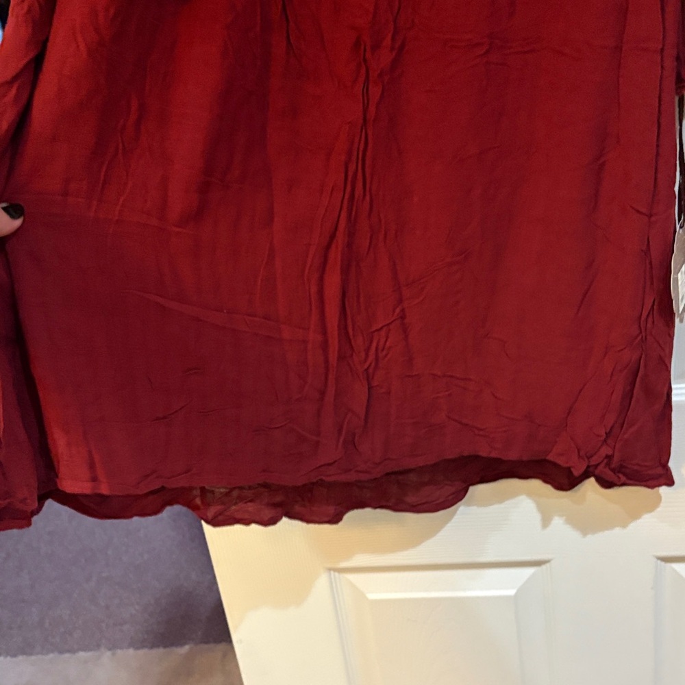 Knox Rose Maroon Bohemian dress - Picture 5 of 7